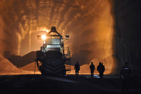 In 2012 due to delays in signing contracts with Chinese and Indian partners, Uralkali reduced its production by 16 percent, down to 9.1 million tonnes of potash. Source: Denis Vyshinsky / Kommersant  